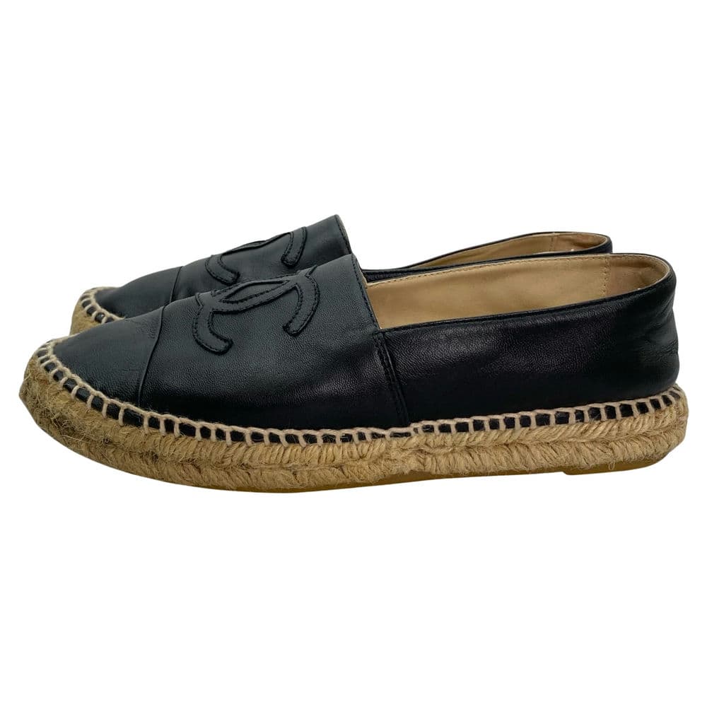 【忠孝復興店】CHANEL/草編鞋/37/g29762/2344250553373