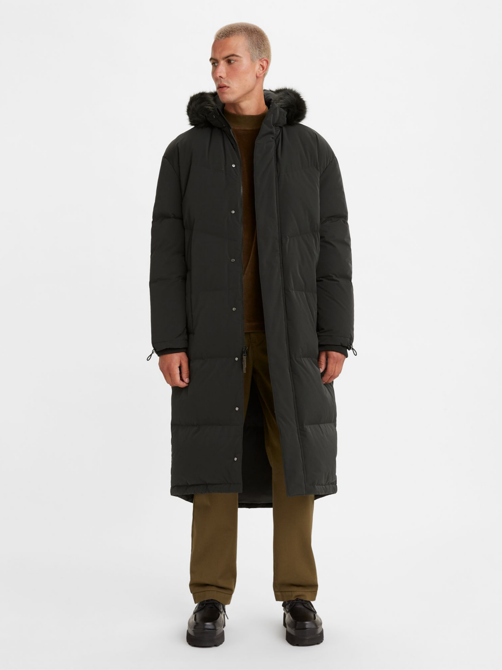 Levi’s® Made & Crafted® 長版連帽鋪棉外套 / LMC / 防風袖口 熱賣單品