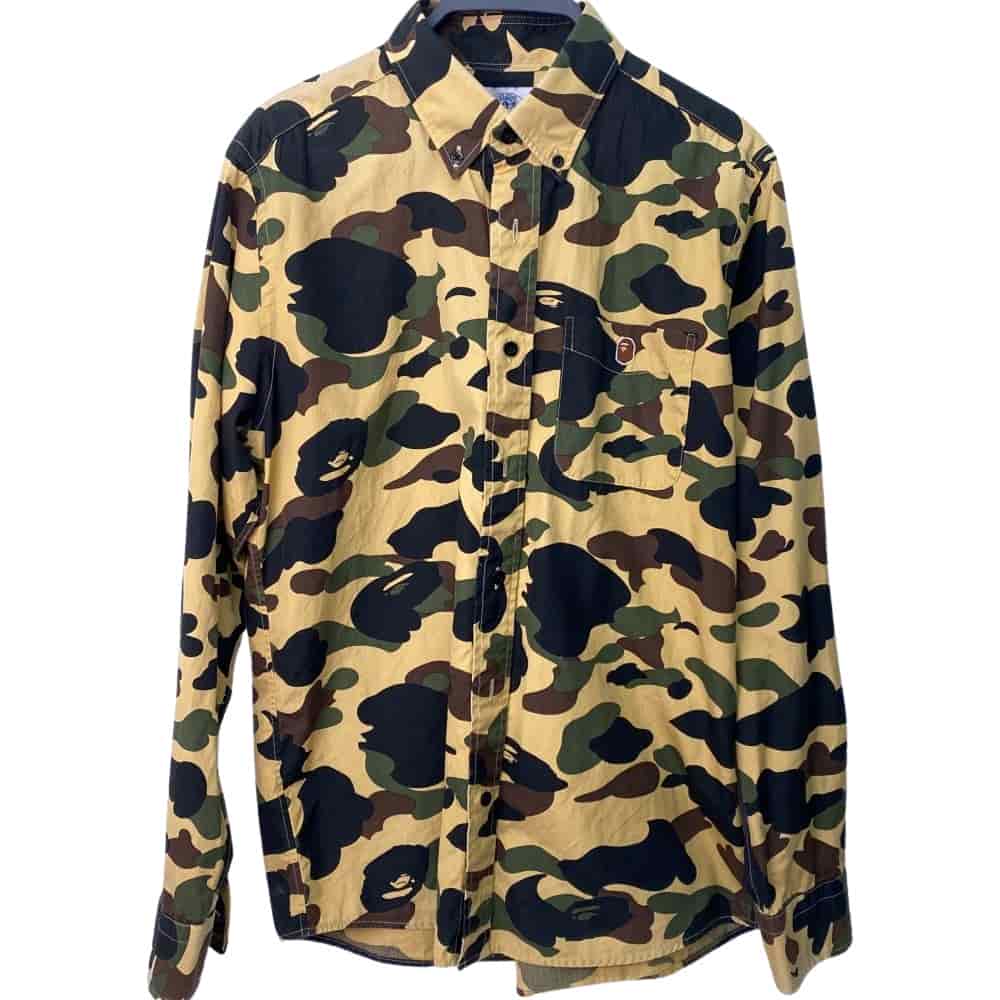 【勤美誠品綠園道店】A BATHING APE/長袖襯衫/M/001SHG301015X