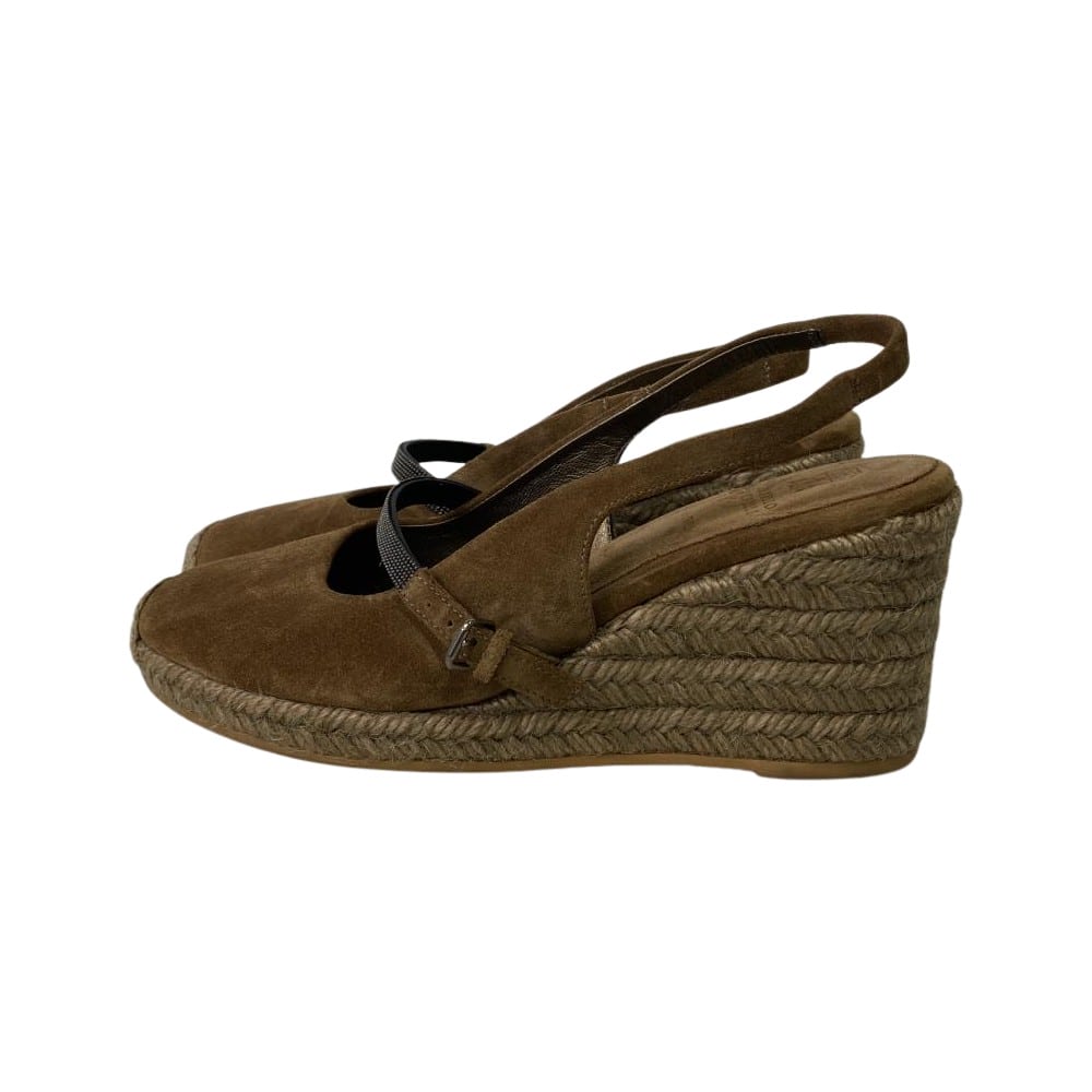 【台北西門店】BRUNELLO CUCINELLI/淺口皮鞋/37/
