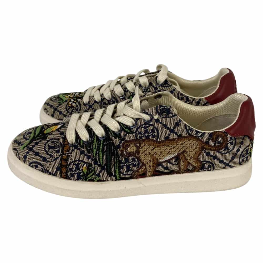 【基隆店】TORY BURCH/低筒運動休閒鞋/6M/