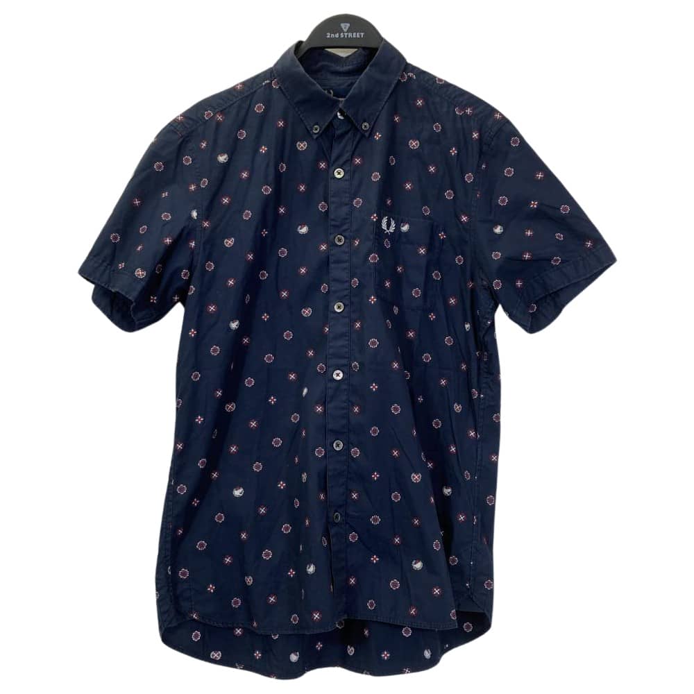 【台北車站館前店】FRED PERRY/短袖襯衫/M/f4401
