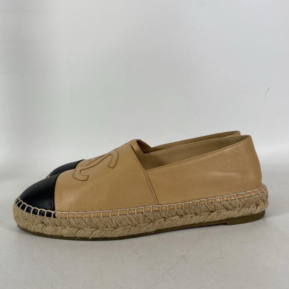 【台中廣三SOGO店】CHANEL/草編鞋/39/