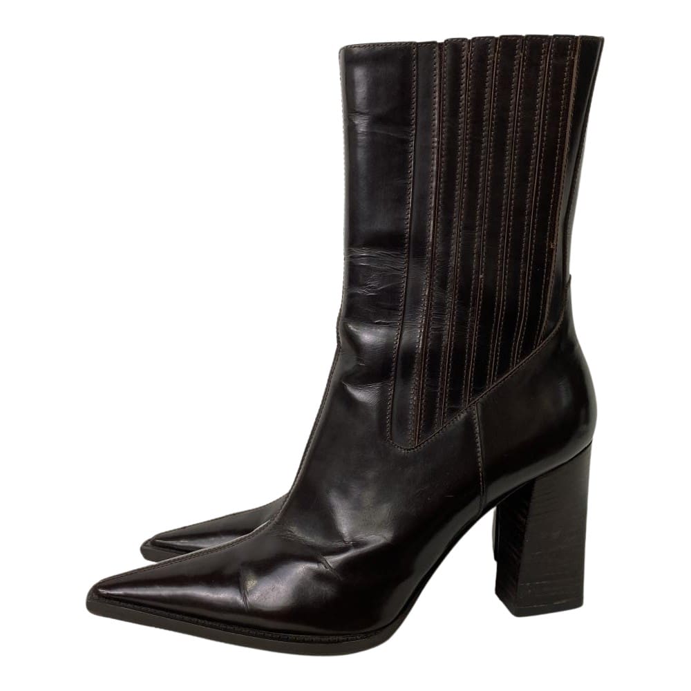 【台北西門店】DOLCE&GABBANA/牛仔靴/37/VERO CUOIO BOOTS