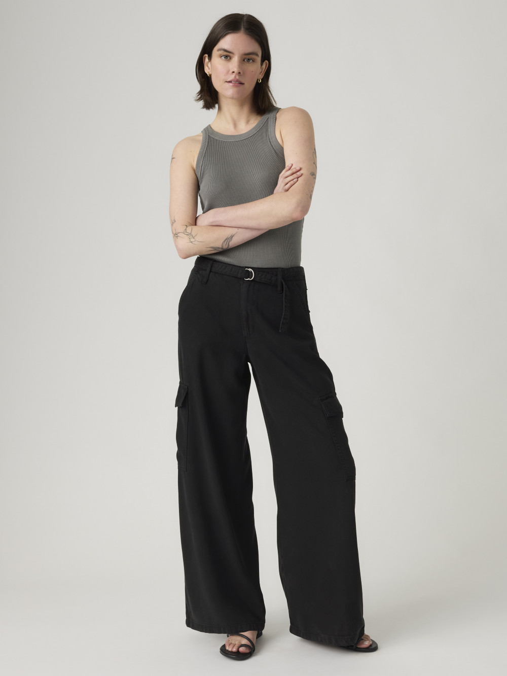 Baggy Dad 女款 中腰 寬鬆褲 直筒休閒褲 人氣新品