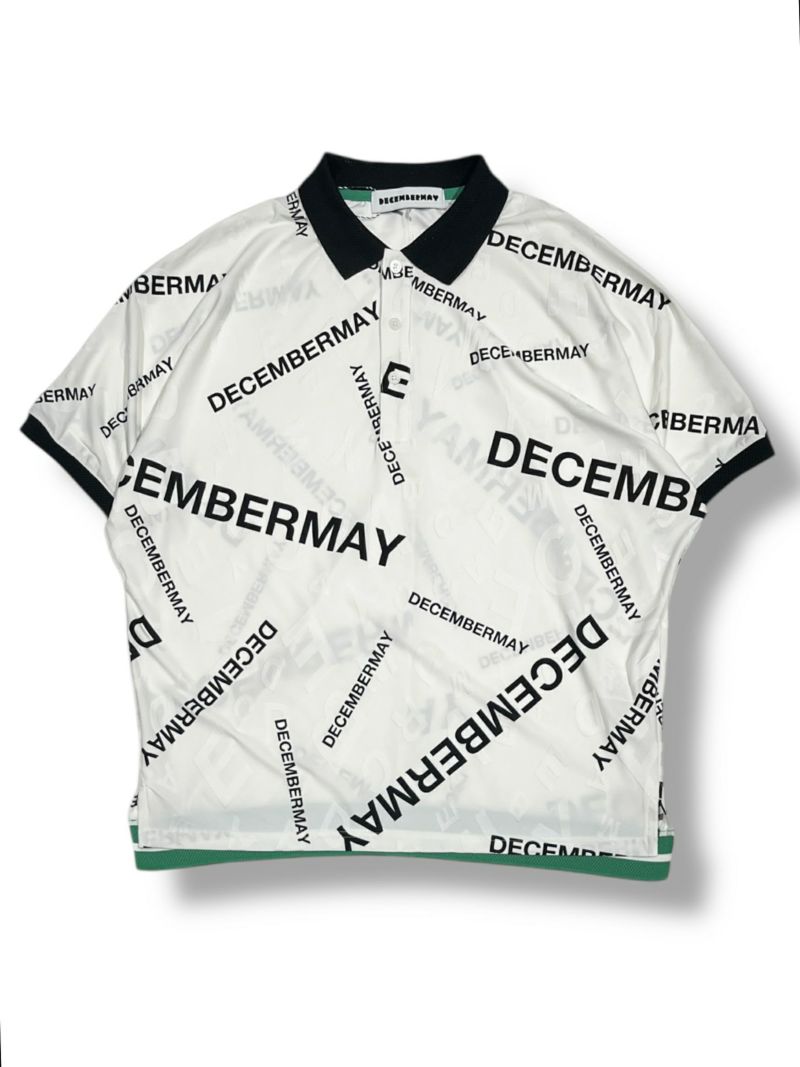 【DECEMBERMAY】Pile jacquard dolman sleeve polo_MEN 1-505-0154