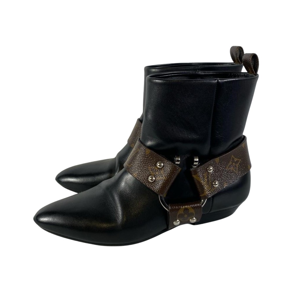 【桃園家樂福經國店】LOUIS VUITTON/短靴/36/NL0169