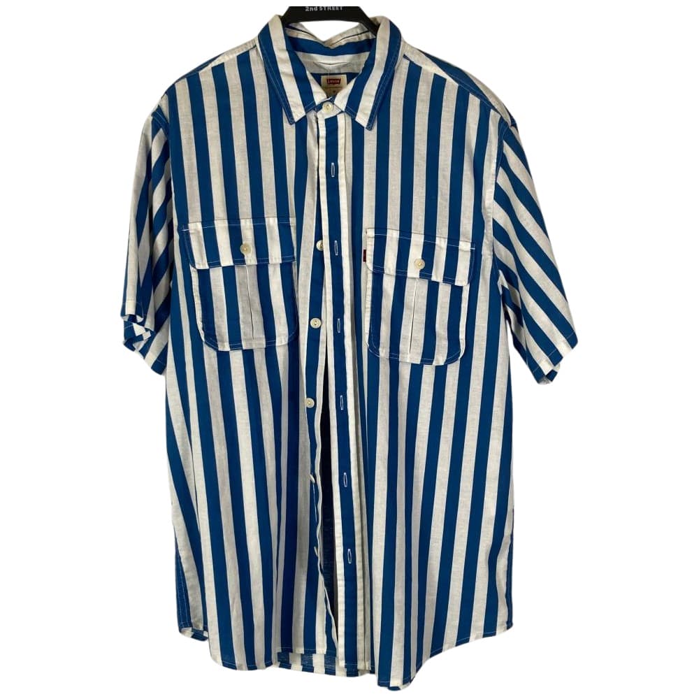 【台中廣三SOGO店】Levi’s/短袖襯衫/M/39152-0003