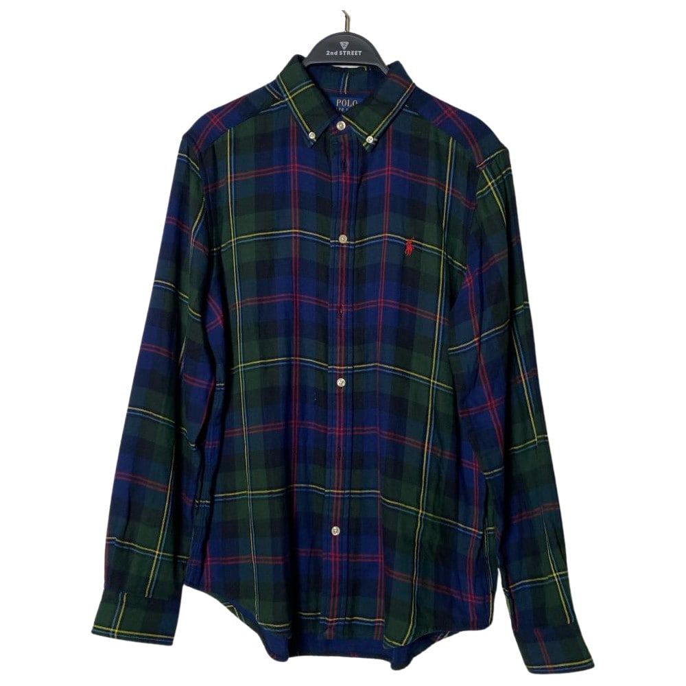 【徐匯廣場店】POLO RALPH LAUREN/法蘭絨襯衫/XL/