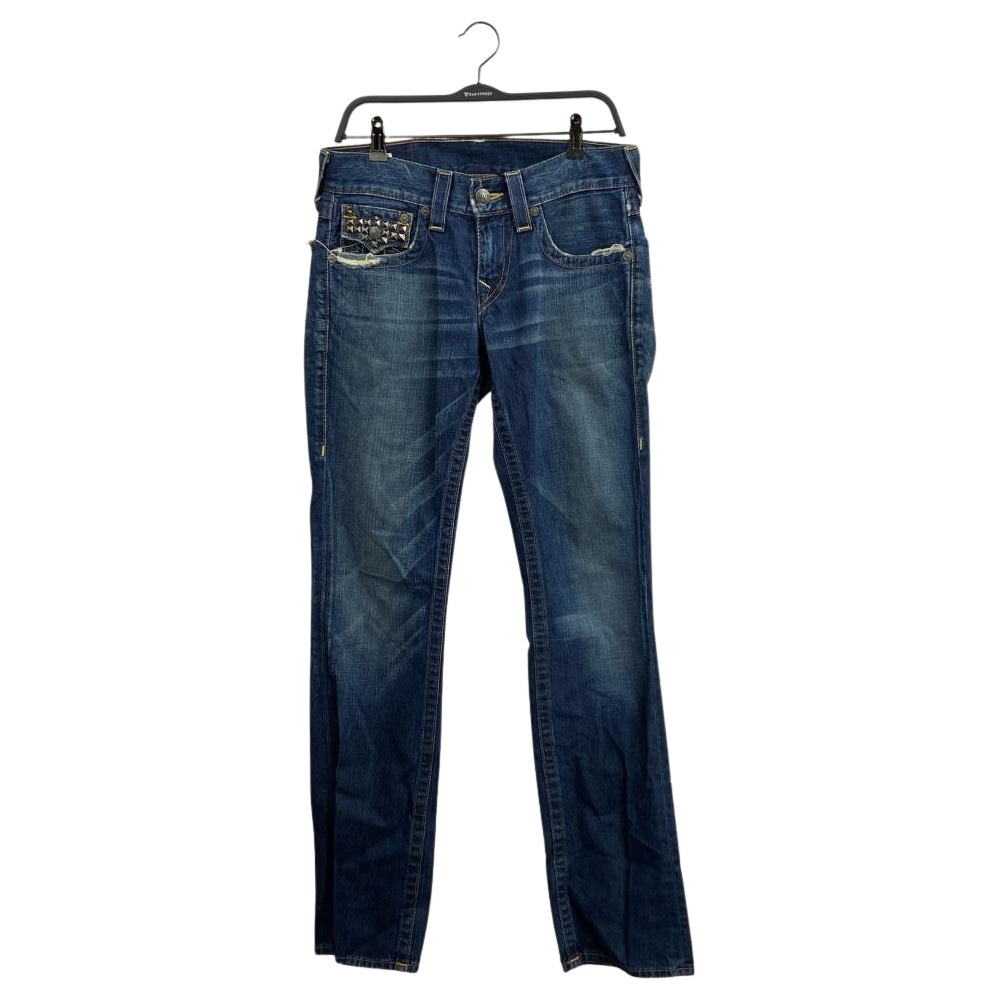【環球桃園A8店】TRUE RELIGION/直筒褲/28/24859BQF