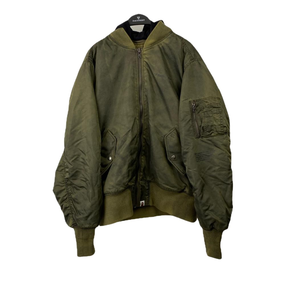 【台北西門店】A BATHING APE/飛行夾克/L/0ZKJKM14305N