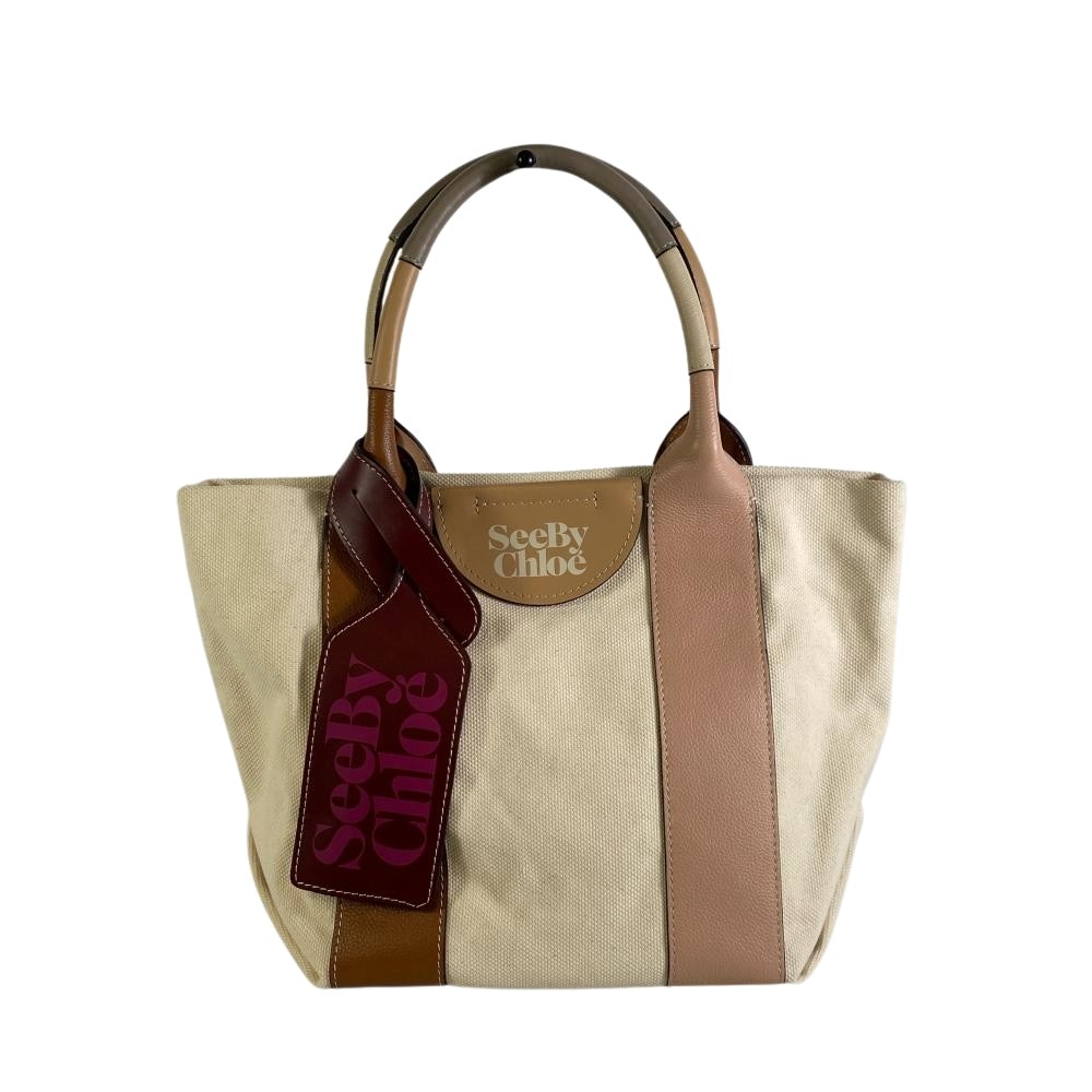 【桃園家樂福經國店】SEE BY CHLOE/托特包//