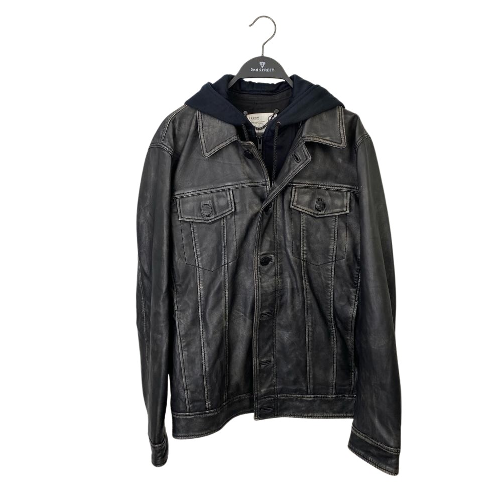 【誠品生活台中480店】TOUGH jeansmith/皮革外套/L/