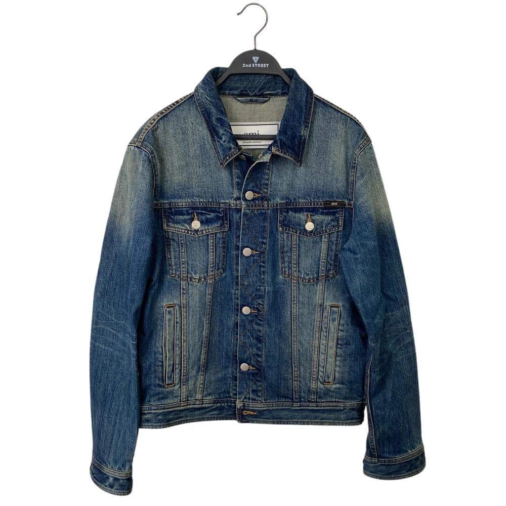 【台北西門店】AMI Alexandre Mattiussi/牛仔外套/S/E17D03 601