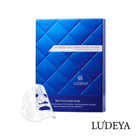 LUDEYA 藍鑽玻尿酸微臻生物纖維面膜-3片/盒