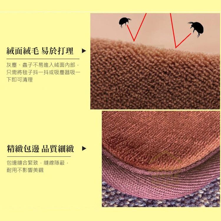 純色法蘭絨長條防滑墊 120x40cm 廚房止滑墊 玄關墊 茶几沙發地毯 進門地墊 床邊地墊【ZJ0402】《約翰家庭百貨_7