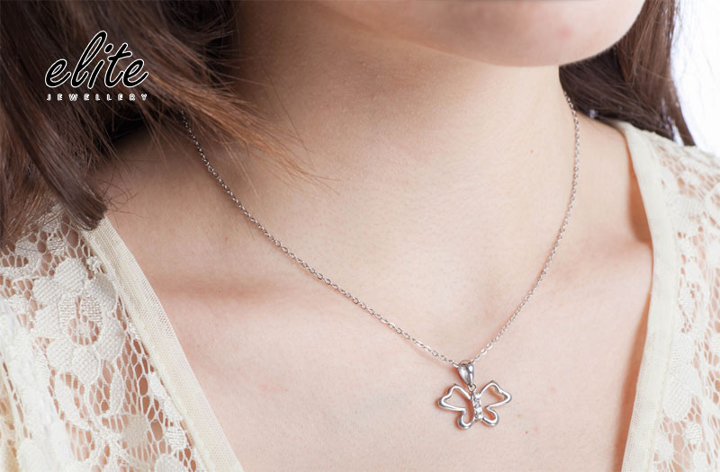 【伊麗珠寶 Elite Jewellery】925純銀 輕淑女系列 - 翩翩蝶舞_2