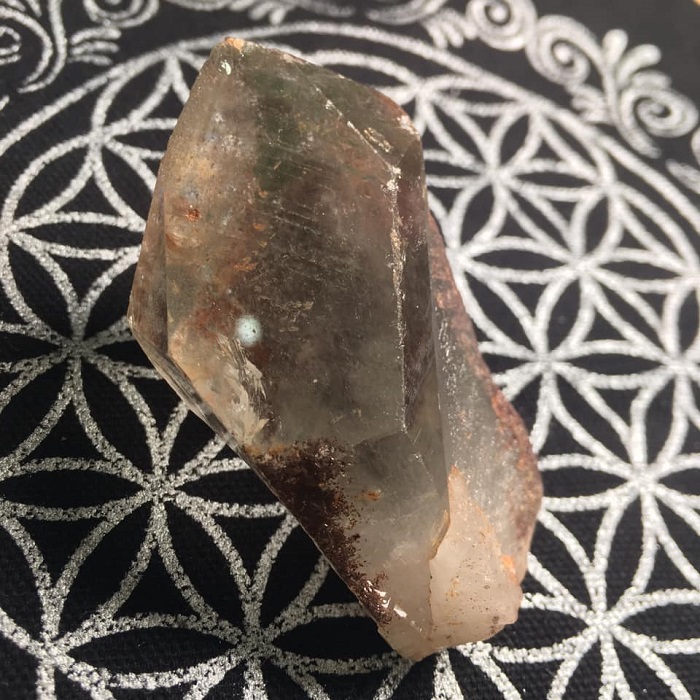 紅綠幽靈白水晶柱3號 千層幻影/金字塔幻影/窗子水晶/左旋水晶 ~萬用的療癒石 對應所有脈輪、願望顯化、擴大能量、清理負面能量_3