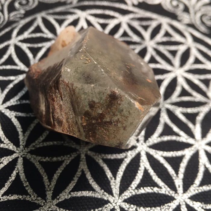 紅綠幽靈白水晶柱3號 千層幻影/金字塔幻影/窗子水晶/左旋水晶 ~萬用的療癒石 對應所有脈輪、願望顯化、擴大能量、清理負面能量_4