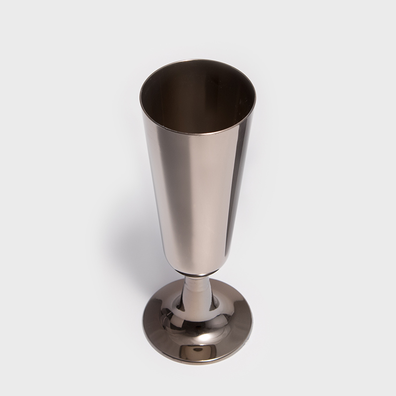 Urban 160ml Plated Plastic Cup | Black | 6-piece Set_1