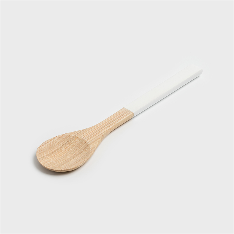 清新南洋 29cm 手工竹杓組｜象牙白_4