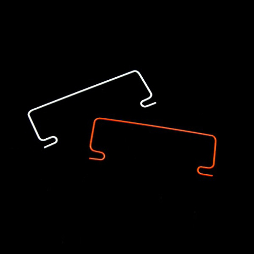PN-MA0141A PN Racing Mini-Z MA010 Rear Swing Bar 0.5mm (White) & 0.5mm (Orange)_0