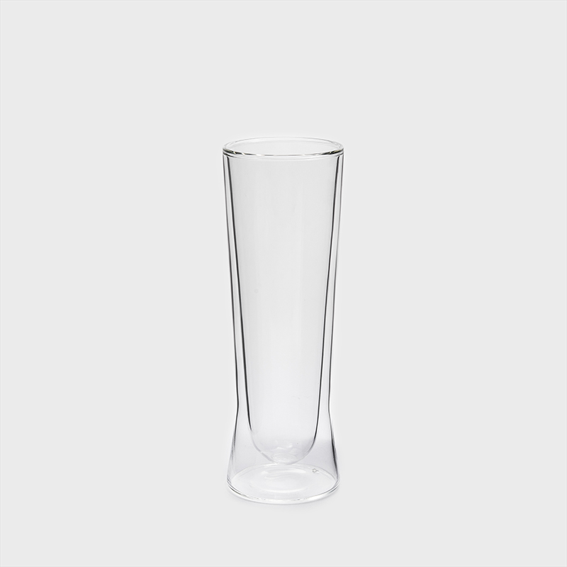 日式 流體極簡 340ml 耐熱雙層玻璃杯│單品_0