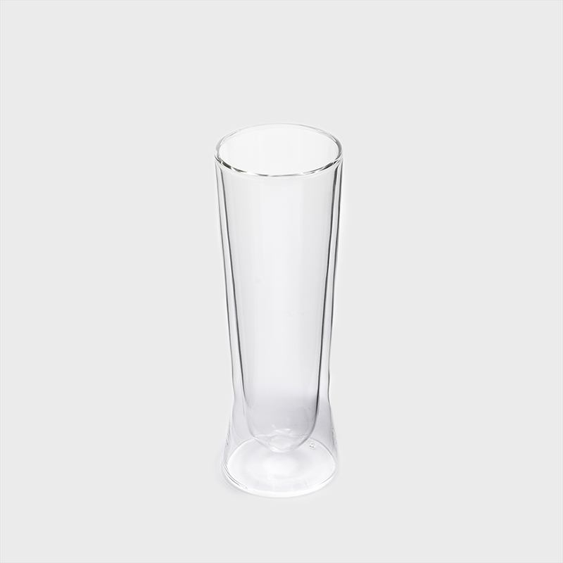 日式 流體極簡 340ml 耐熱雙層玻璃杯│單品_1