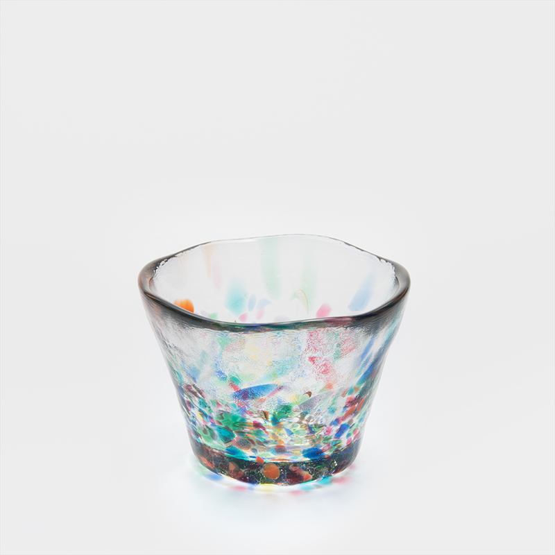 津輕 日製手作 50ml 玻璃清酒杯│彩雪│單品_1