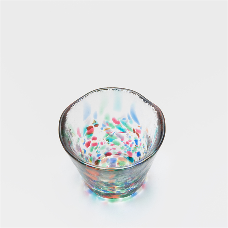 津輕 日製手作 50ml 玻璃清酒杯│彩雪│單品_2