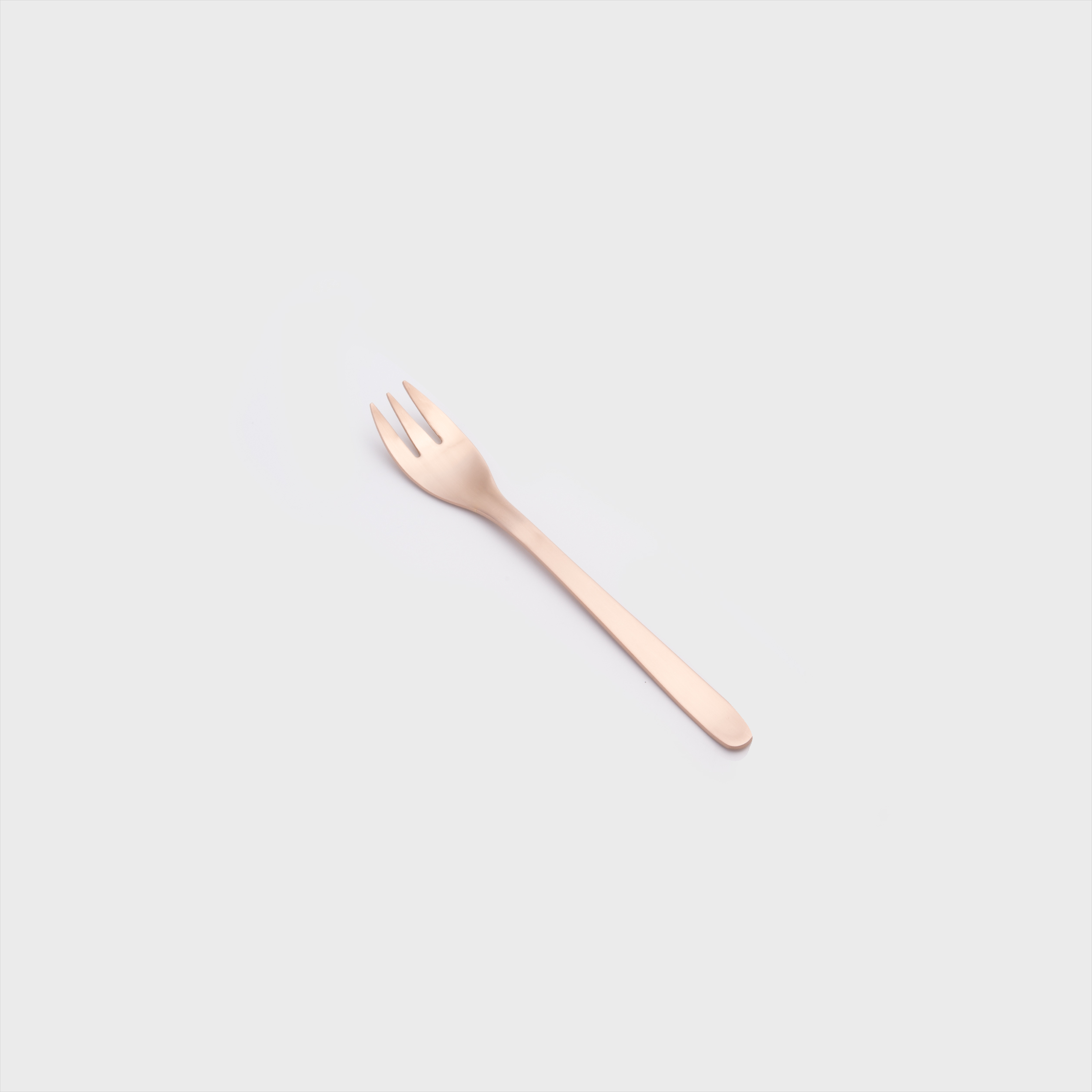 日式 極簡樸風 18.5cm 不銹鋼主餐叉│玫瑰金│單品_1