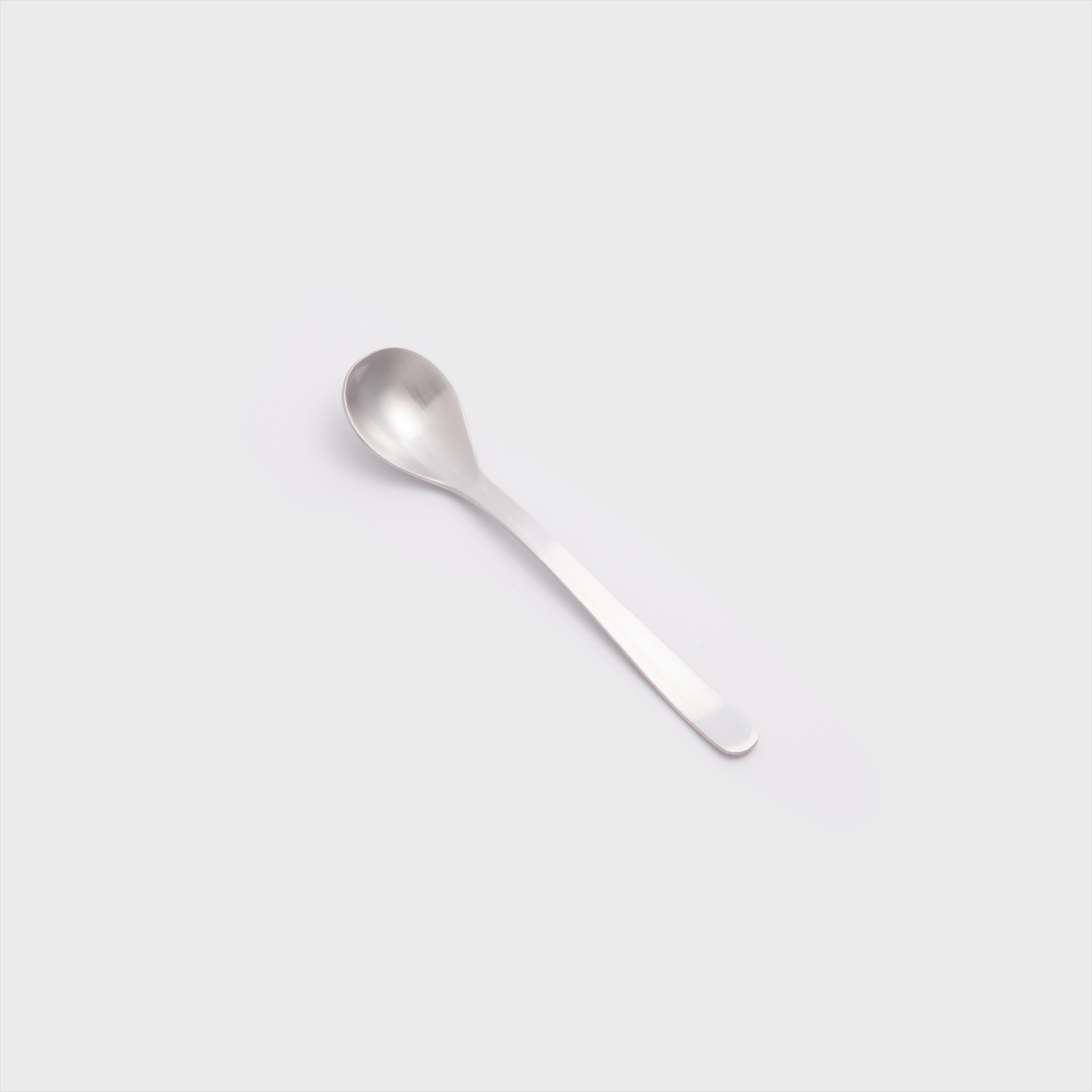 日式 極簡樸風  12.5cm 不銹鋼小匙│霧銀│單品_1