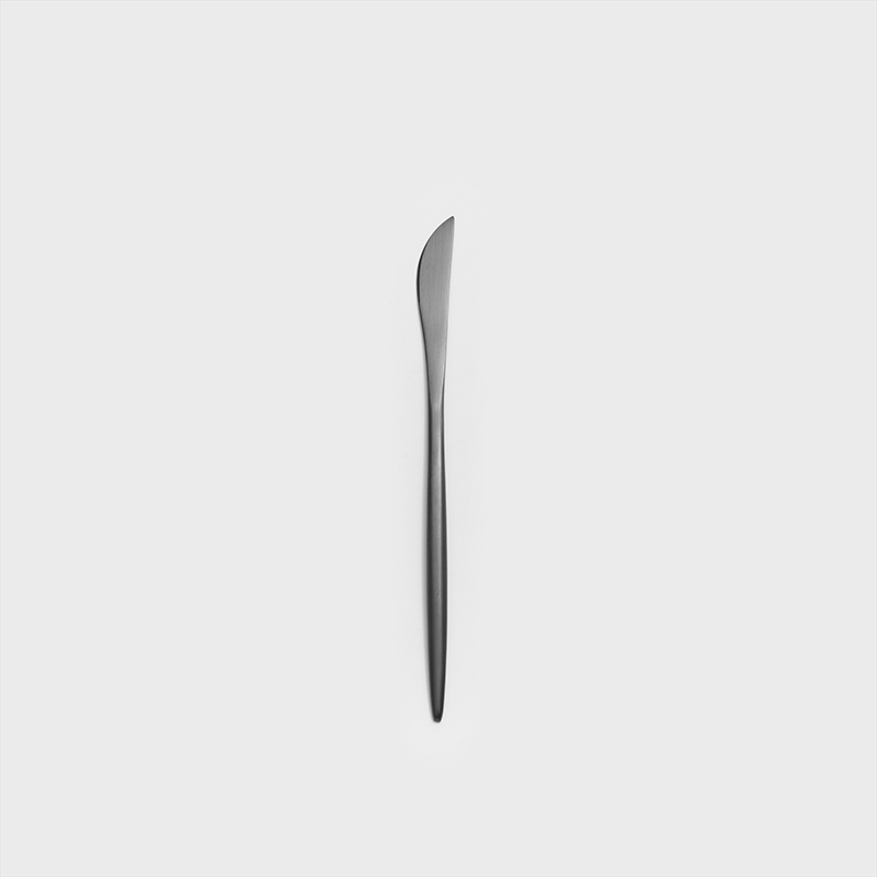 葡式 設計風潮 22.4cm 不銹鋼主餐刀│霧黑│單品_0