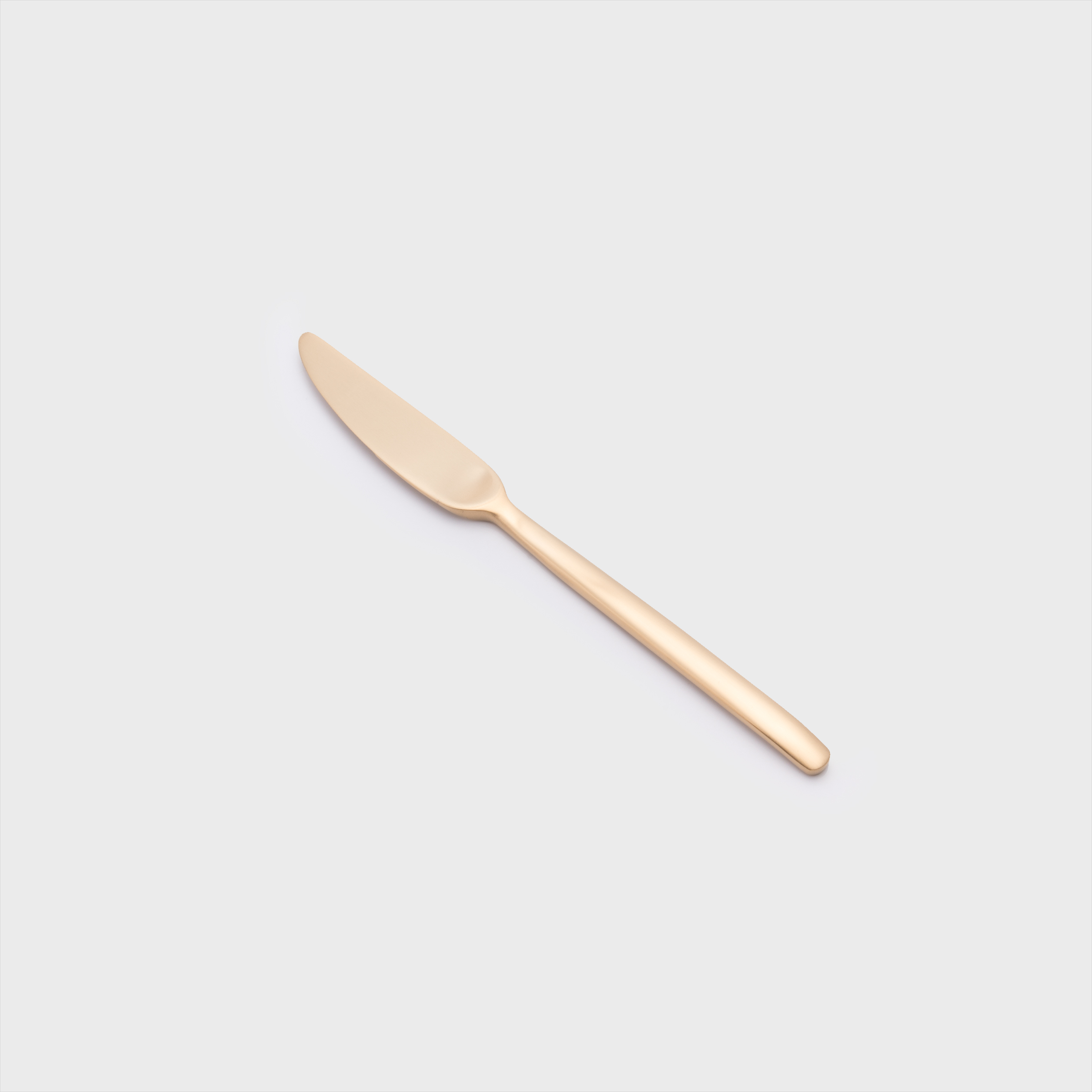 歐式 簡約潮流 22.8cm 不銹鋼主餐刀│霧金│單品_1