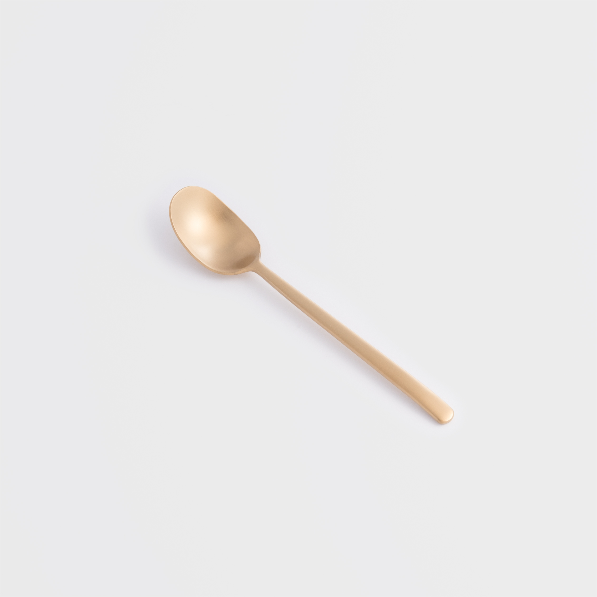 歐式 簡約潮流 13.4cm 不銹鋼小匙│霧金│單品_1