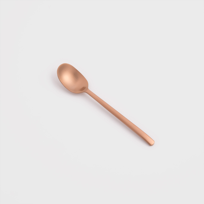 歐式 簡約潮流 13.4cm 不銹鋼小匙│玫瑰金│單品_1