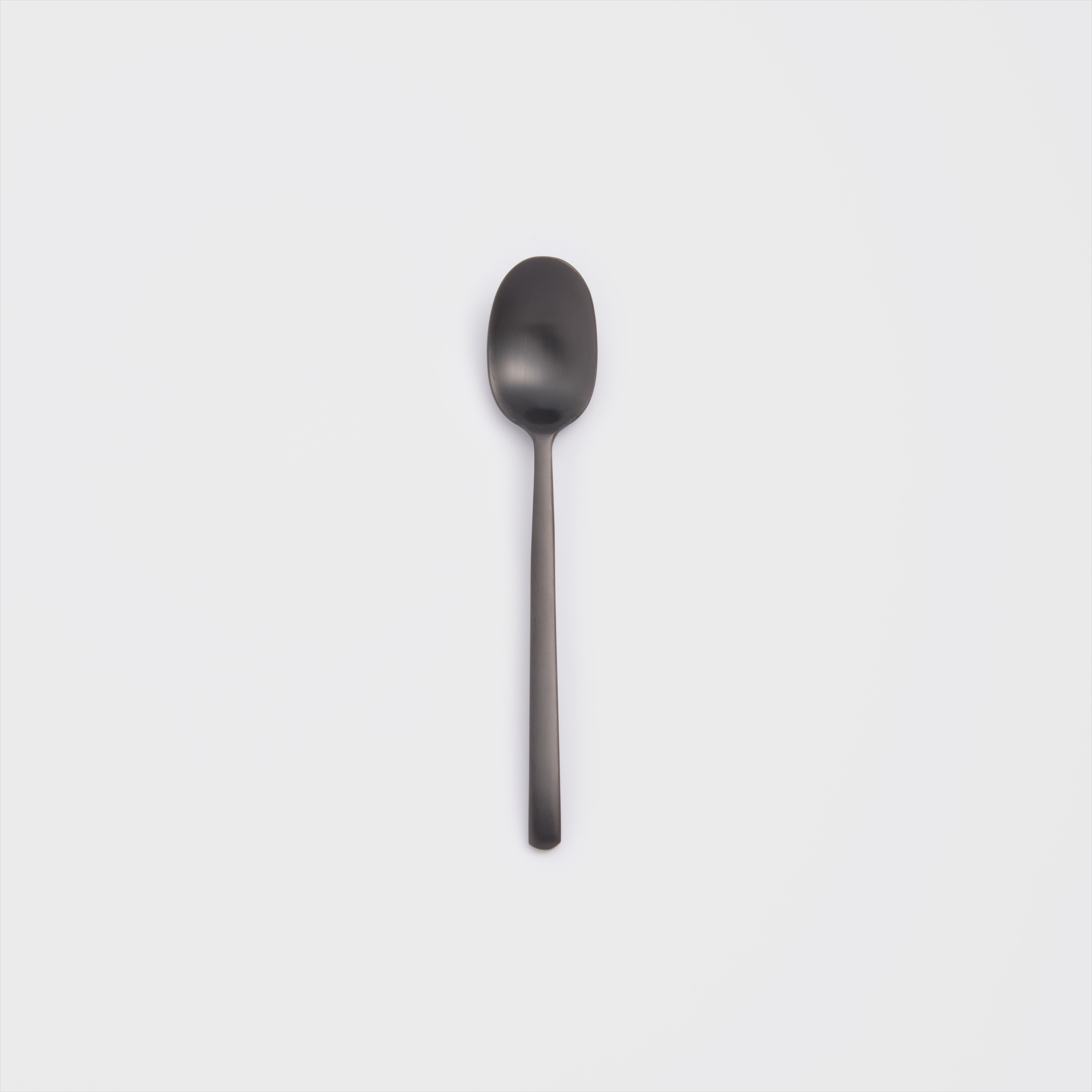 歐式 簡約潮流 13.4cm 不銹鋼小匙│霧黑│單品_0