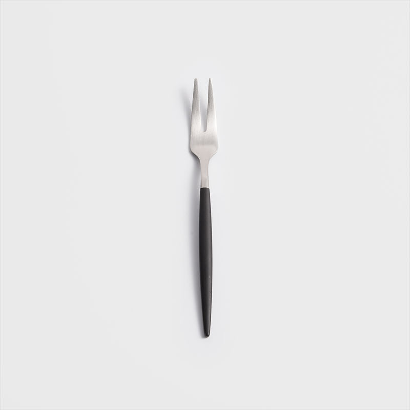 葡式 設計風潮 13.5cm 不銹鋼小叉│黑銀│單品_0