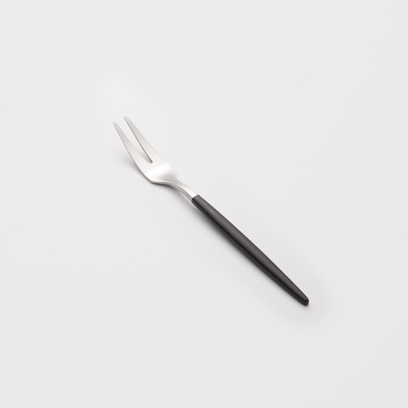 葡式 設計風潮 13.5cm 不銹鋼小叉│黑銀│單品_1