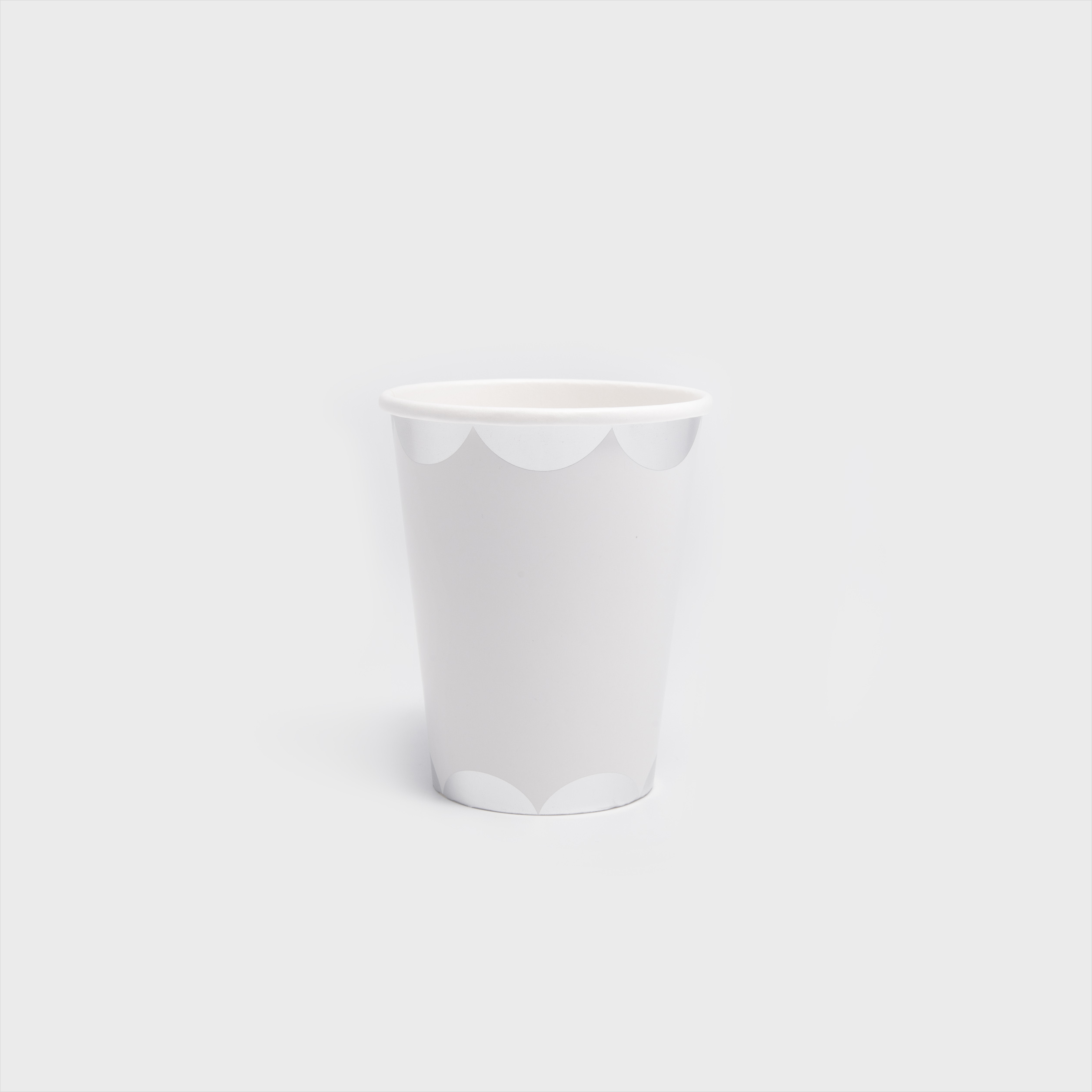 美式 幾何曜光 270ml 紙杯｜閃銀│八入組 WS_0