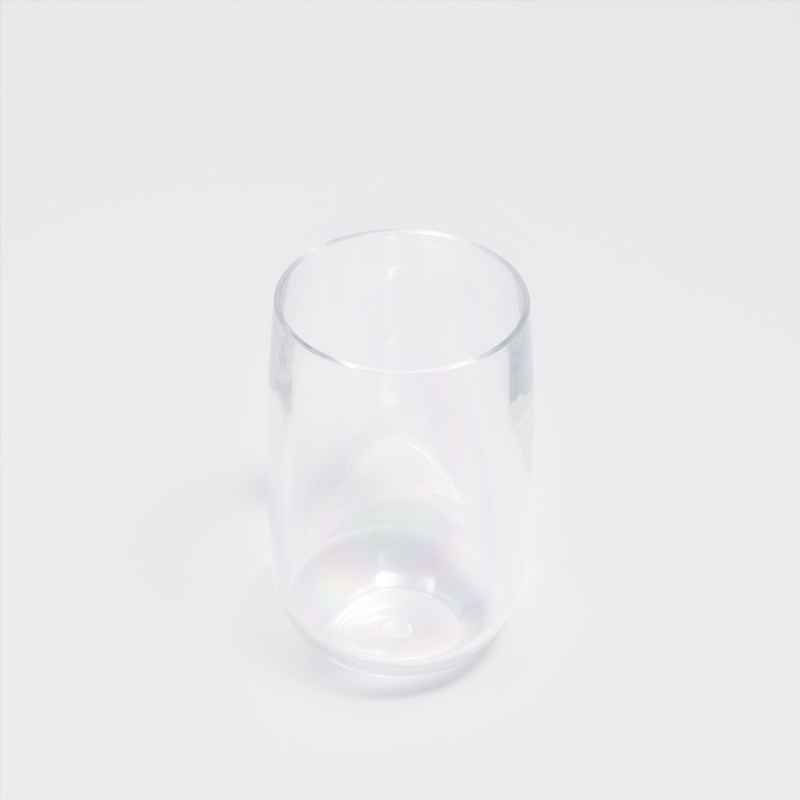 美式 絢彩工藝 400ml 摔不破絢彩泡泡樹脂弧型杯｜單品 WS_1