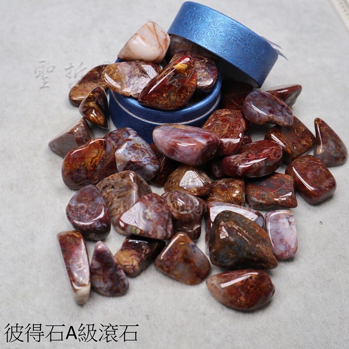 彼得石A級滾石 藍虎眼/鷹眼石/隼眼石/風暴石 ~助您勇敢面對困難、能平衡脈輪能量令人充滿活力、潛能開發_0