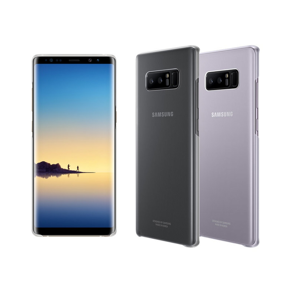 Note 8 原廠薄型透明背蓋samsung N8 原廠手機殼三星原廠透明殼pc硬殼水晶殼手機後蓋 Arz行動商城