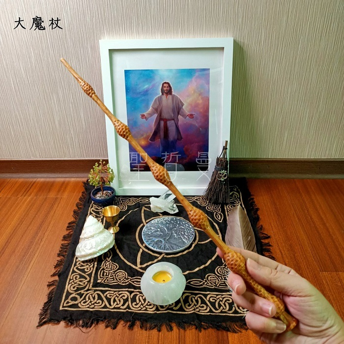 印尼血龍木/接骨木魔法棒（治療棒/魔杖）～能量療癒、疏解負能量、提昇運氣與希望、避邪擋煞、鎮宅旺屋、招財進寶_1