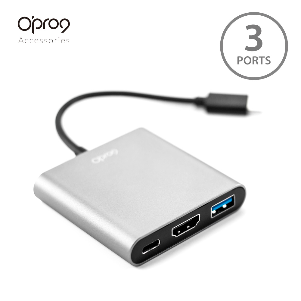 Opro9 USB-C轉HDMI/USB-C/USB3.0轉接器_1