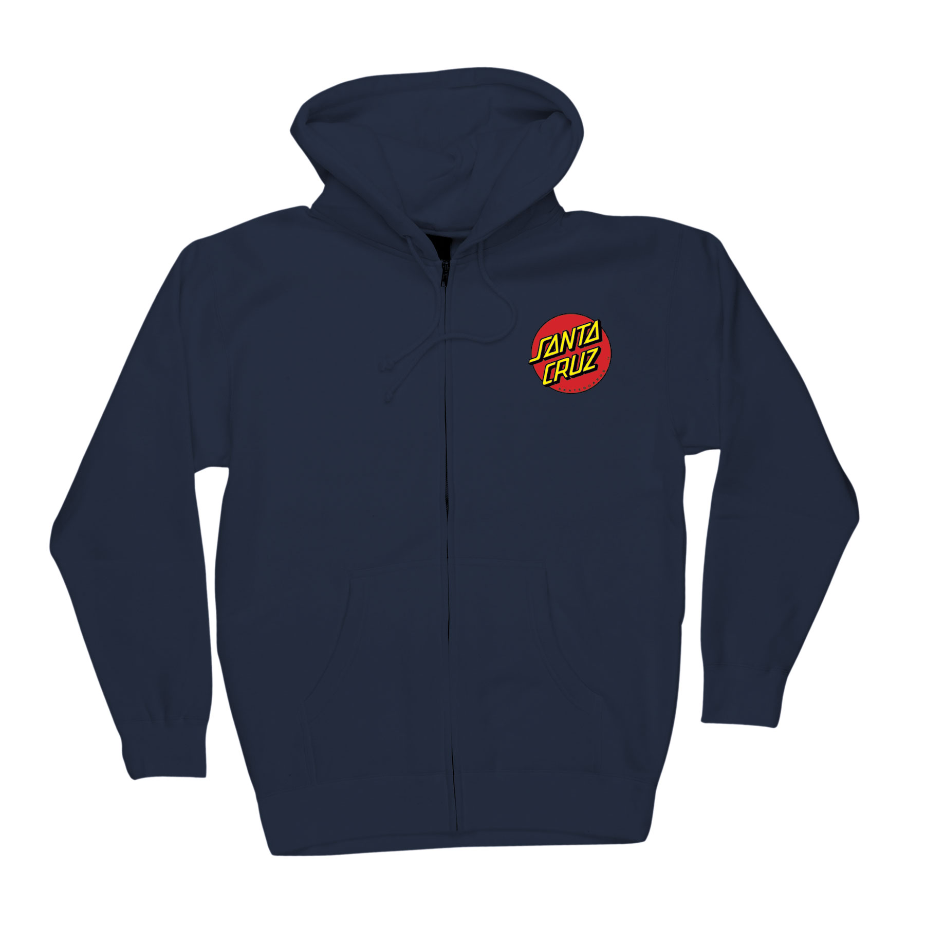 navy blue santa cruz hoodie