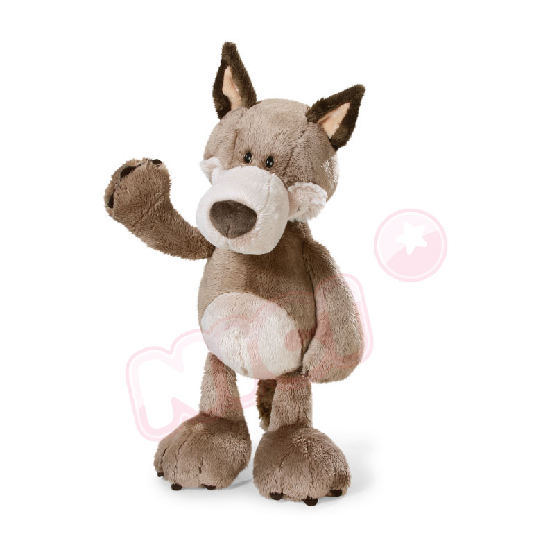 [33889-2]NICI 35cm伍迪狼坐姿玩偶_0