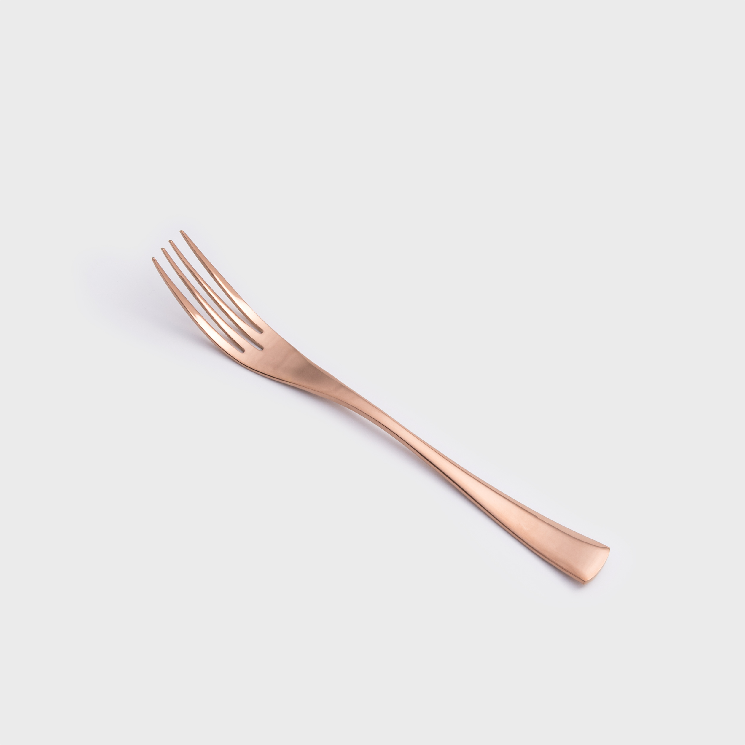 歐式 宮廷流金 21.5cm 不銹鋼主餐叉│玫瑰亮金│單品_1
