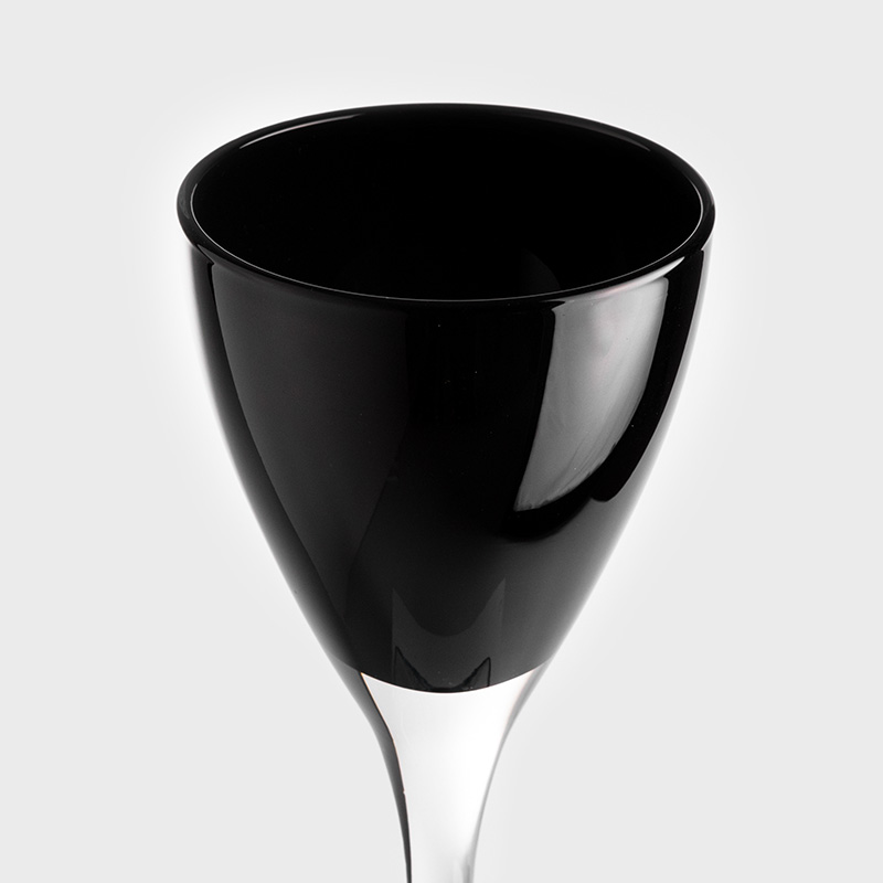 歐式 晶爵聖侍 300ml 玻璃高腳杯│爵士黑│單品_1