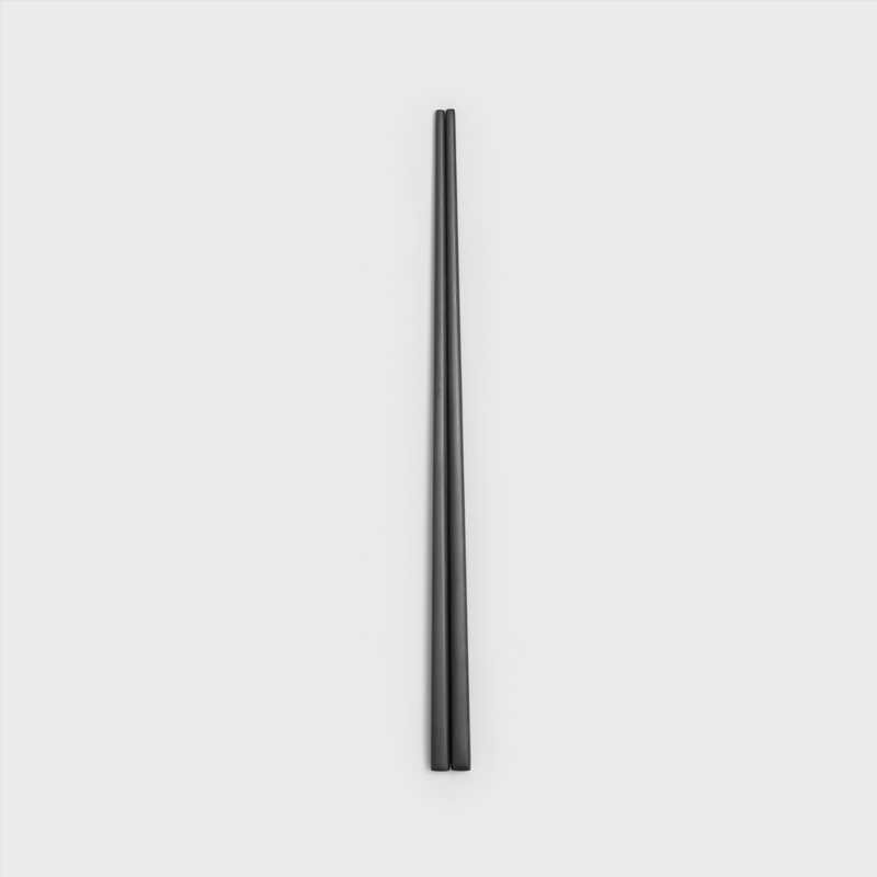 葡式 設計風潮 23.5cm 不銹鋼筷│霧黑│單品_0
